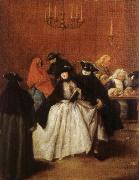 Pietro Longhi Masks in the Foyer oil painting picture wholesale